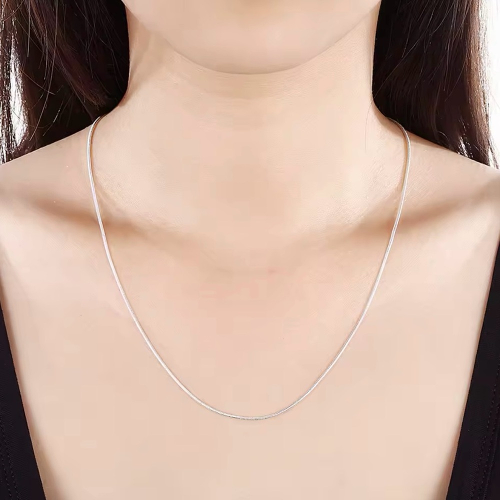 925 sterling silver snake chain 18”